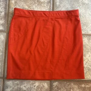 Simply Vera Vera Wang Rust Skirt L